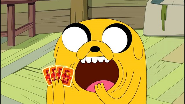 Время Приключений [Adventure Time] 4 сезон – 7b – Карточные войны (480p)