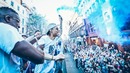 On the bus celebrations! | champions parade
