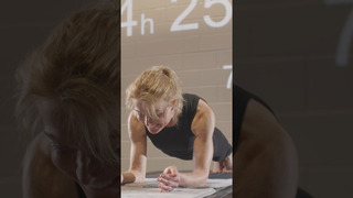 She set the world record for the longest plank
