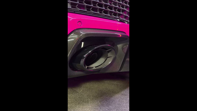 Pink Audi R8 +V10 Sound #Shorts