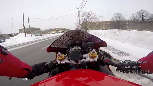 Отморозки Зимой на Мотоциклах