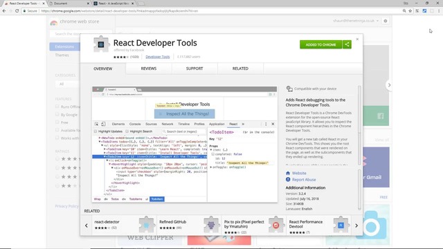 Complete React Tutorial (& Redux) #6 – React Dev Tools – YouTube