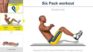 4 weeks Six Pack Abs workout – Level 1