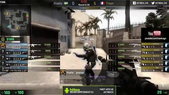 HITBOX Grand Final: TITAN vs Fnatic | de mirage (Game 2) CS:GO