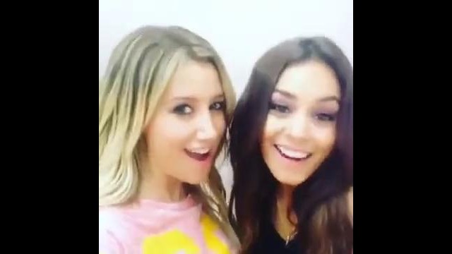 Ashley Tisdale and Vanessa Hudgens on Instagram