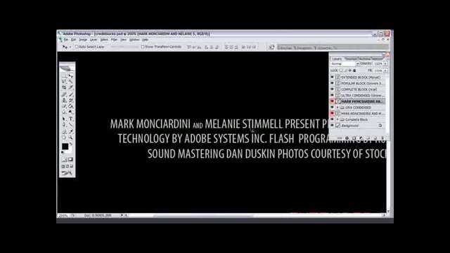PhotoshopLes – Movie Credits (eng)