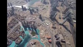 Вид с крыши самого высокого здания в мире