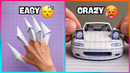 Level 1 to 100 Paper Crafts | From Simple to Genius