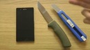 Sony Xperia Z – Knife Screen Scratch Test