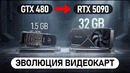 15 ЛЕТ ЭВОЛЮЦИИ ВИДЕОКАРТ с 2010 по 2025 | ПОЛНАЯ ВЕРСИЯ