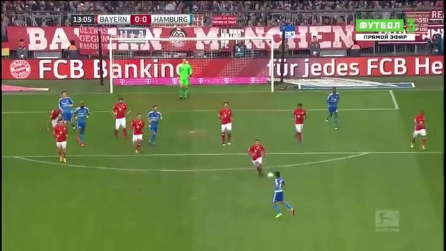 (18+) Бавария – Гамбург | Немецкая Бундеслига 2016/17 | 22-й тур | Обзор матча