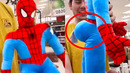 SPIDER MAN HAS A BIG BUTT | FUNNY VIDEOS