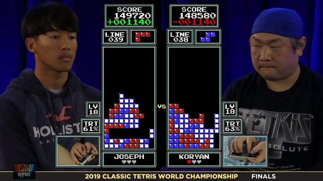 2019 classic tetris final – Joseph vs. Koryan