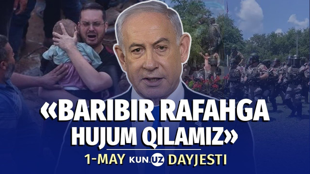 Falastinni tan olayotgan Yevropa va Rafahga ko‘z tikkan Netanyahu — 1-may dayjesti