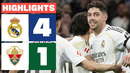 REAL MADRID 4 – 1 ELCHE CF | RESUMEN LALIGA EA SPORTS