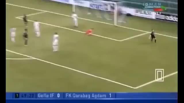Лига Европы. Гефле (Швеция) 0-2 Карабах (Азербайджан)