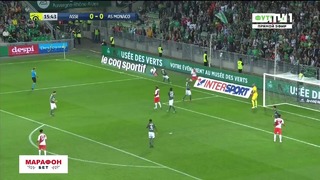 (HD) Сент-Этьен – Монако | Франция. Лига 1 2018/19. 8 тур | Обзор матча