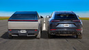Tesla Cybertruck против Lamborghini Urus: ГОНКА