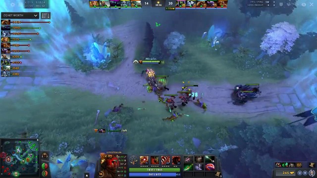Liquid.Miracle Lifestealer with 1000 GPM in 7.20 Dota Gameplay