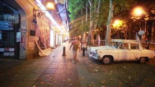 ТБИЛИСИ. Ночная жизнь и уличные музыканты