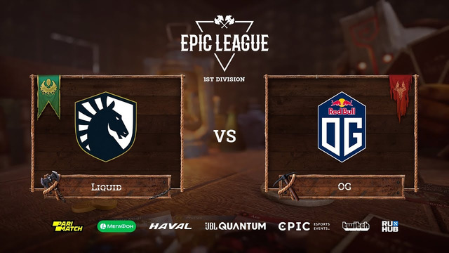 EPIC League Season 2 – Team Liquid vs OG (Game 1, Groupstage)