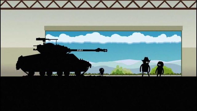 Истории танкистов. Fury Sherman M4A3E8. Мультик про танки