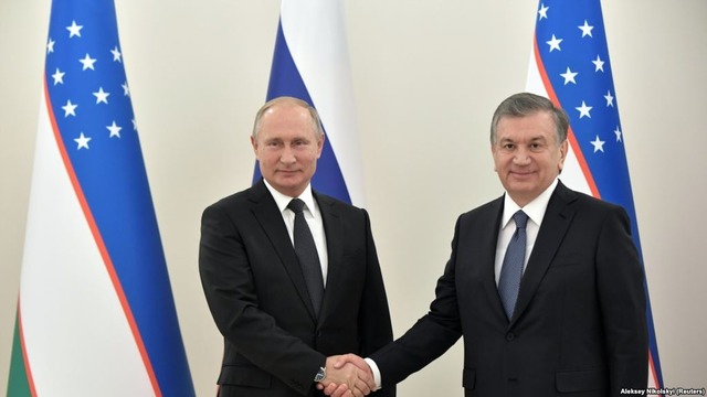 В. В. Путин и Ш.М. Мирзиёев итоги переговоров в Узбекистане