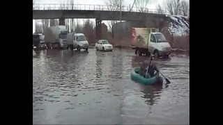 Воронежские рыбаки на автодороге