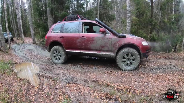 OffroadSPB. Вадим на Touareg, Саша лютует, предел прочности нивы) Старички в сборе