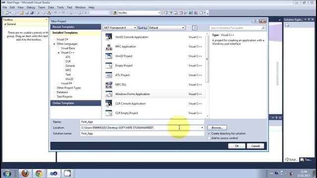 Visual C++ Tutorial 1 – Windows Forms Application- Getting Started Hello World Free I