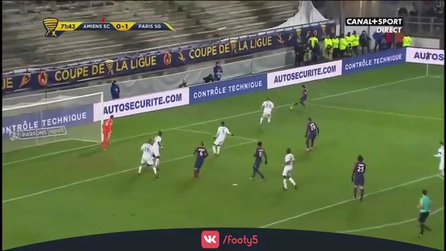 (480) Амьен – ПСЖ | Кубок Французской Лиги 2017/18 | 1/4 финала | Обзор матча