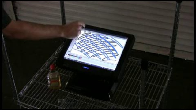 Posiflex KS-6815 crash test.flv