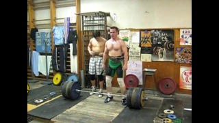 Double clean and jerk 225 kg