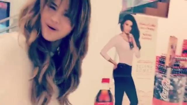 Selena Gomez at the Coca Cola Company