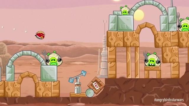 Angry Birds Star Wars Luke Leia – first gameplay