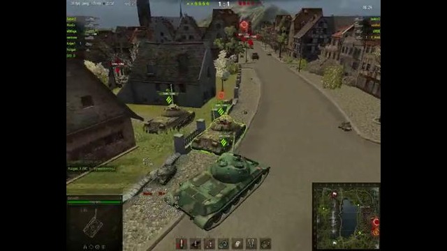 World of Tank – Командный бой с голосом ч7