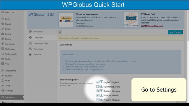 Saytga qo’shimcha tillarni o’rnatish Ultimate.uz