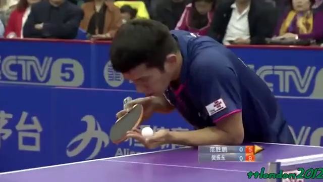Fan Zhendong vs Fan Shengpeng (China Super League 2016)