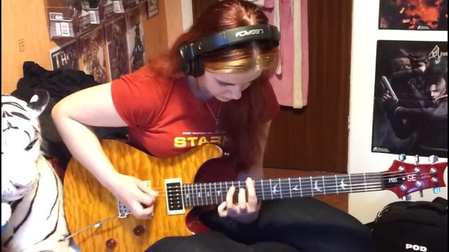 Joe Satriani – Crystal Planet – guitar cover – Amy Lewis