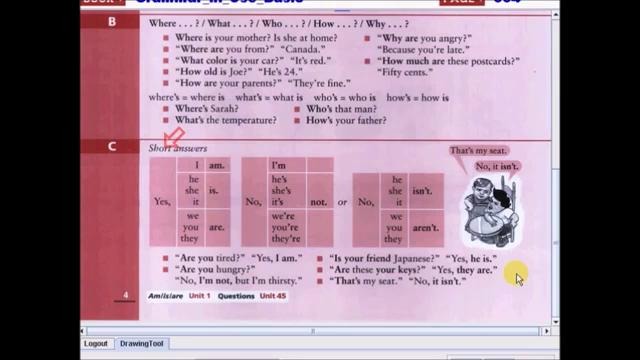 Grammar In Use Basic lesson 2 – Be verb
