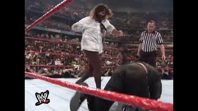 Mick Foley vs. The Rock (Royal Rumble 1999 I Quit match, WWF Championship)