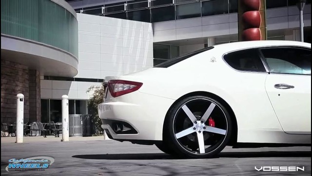Vossen Maserati Granturismo Sport on 22 quot; VVS CV3 Concave Wheels Rims (HD)
