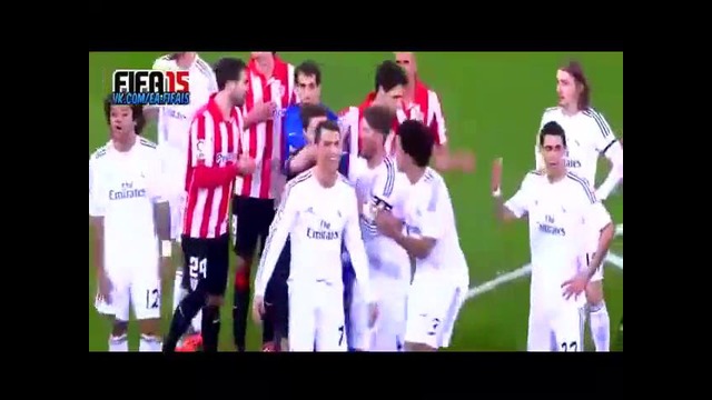 Роналду получил красную карточку в матче Атлетик Б – Реал Мадрид