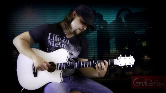 Кино – Печаль – guitar cover – (для 1-й гитары) проект Gitarin.Ru