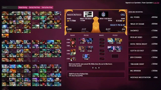 OG vs MoF (Game 3) | Midas Mode Dota 2