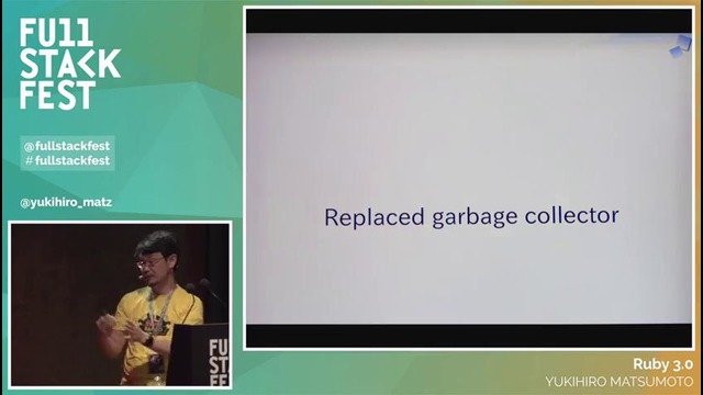 Full Stack Fest 2015: Ruby 3.0, by Yukihiro Matsumoto