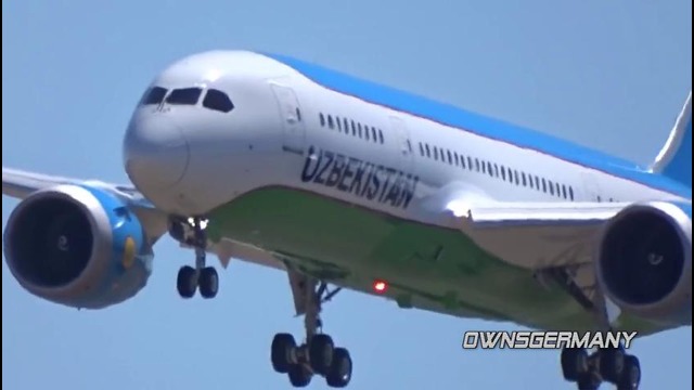 Uzbekistan Airways Boeing 787 Dreamliner 1st Flight