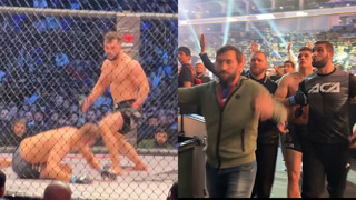 Одилов vs Мохнаткин: НОКАУТ! / Реакция таджикских фанатов