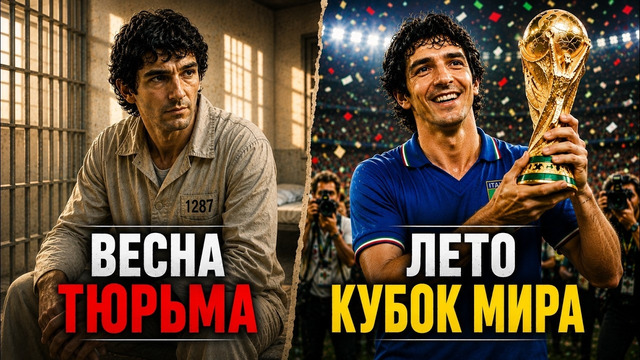 От ТЮРЬМЫ до ЧЕМПИОНА МИРА и обладателя ЗОЛОТОГО МЯЧА. История Пауло Росси @GOAL24