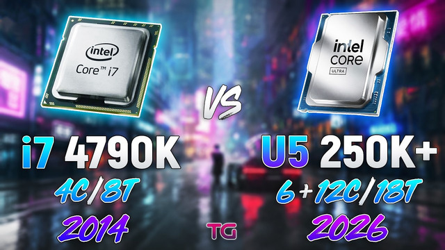 I7 4790K vs Ultra 5 250K Plus – 12 Years Difference
